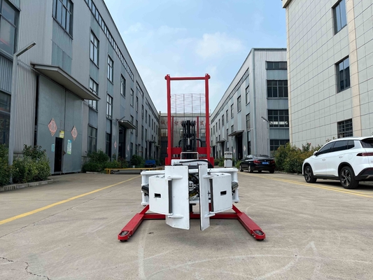 Semi Electric Clamp Sticker Roll Paper Stacker 500kg Load Capacity 1.6 Meters Lifting Height