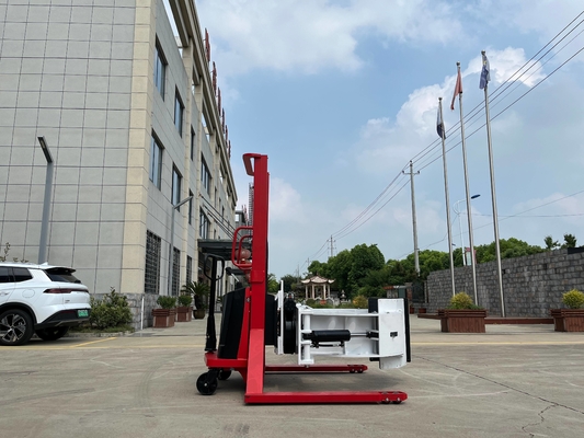 Semi Electric Clamp Sticker Roll Paper Stacker 500kg Load Capacity 1.6 Meters Lifting Height