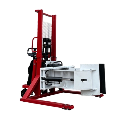 Semi Electric Clamp Sticker Roll Paper Stacker 500kg Load Capacity 1.6 Meters Lifting Height