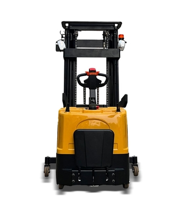 Heavy Duty 1500kg 2000kg Full Electric Pallet Stacker Battery Powered Forklift with 1500mm Lift Height and CE Certified for Small Warehouse Use