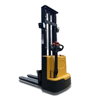 Compact Size Electric Pallet Stacker with Adjustable Cab and 1 Year Warranty