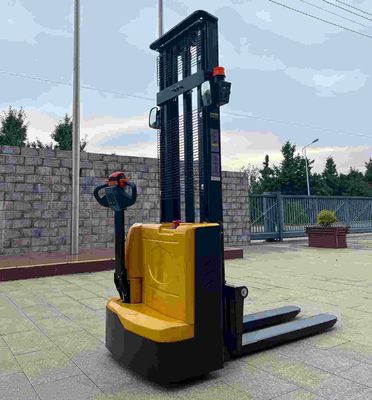 Compact Size Electric Pallet Stacker with Adjustable Cab and 1 Year Warranty