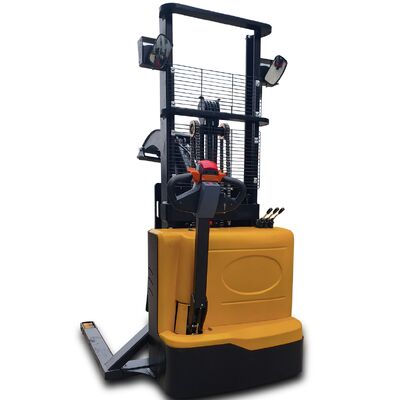 1.6m 2m 2.5m 3m fully electric walkie roll stacker with 360degree electric forklift with clamp