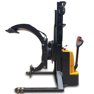 Heavy-Duty High-Performance Walkie Clamp Stacker-0.5T / 1T Loading Capacity,  Pedestrian Electric Clamp Stacker for Warehouse