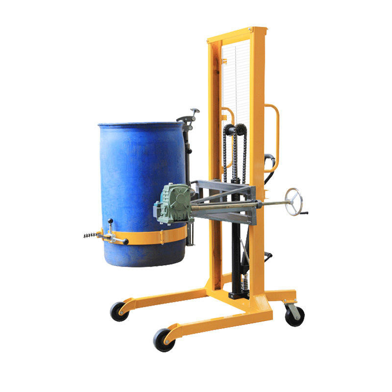 Manual 400kg Hydraulic Oil Drum Stacker Lifter 800mm 1230*850*2080mm