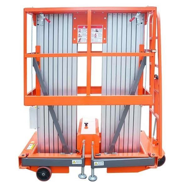 Load Height 2.43m-10m Hydraulic Scissor Lift Table for Ground Clearance Raised of 0.019m