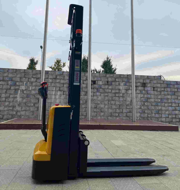 1.5t 3meters Full Electric Walkie Stacker With Reinforcing Ribs For Restocking And Organizing