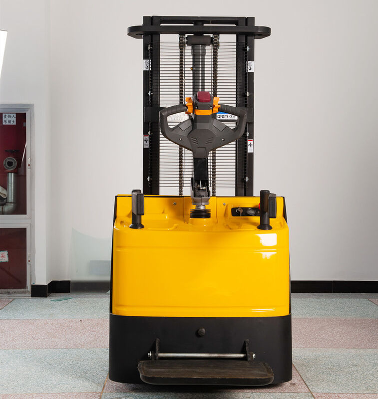 3000 Kg Rated Load Electric Pallet Stacker with 24V/210Ah Battery Capacity and 550/640mm Fork Width for Industrial Use