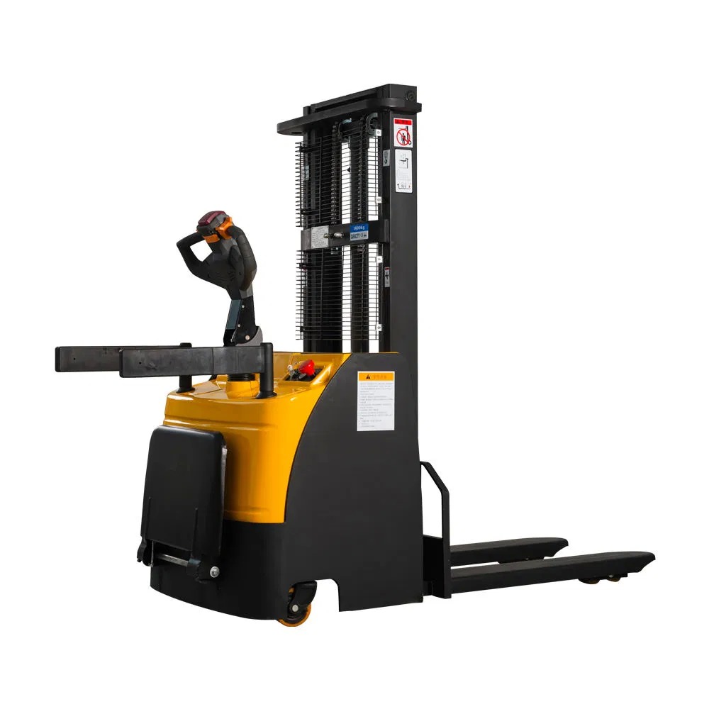 Electric Pallet Stacker with 500mm Load Center 1070mm Fork Length and 1738/2099mm Turning Radius